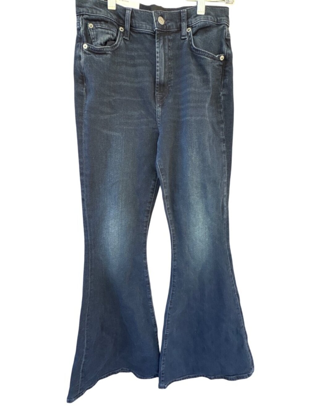 7 For All Mankind Megaflare Jeans Size 28 Dark Wash Flared Leg Denim.NWT